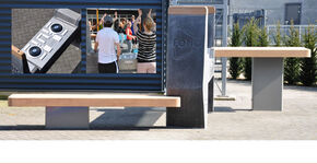Design in de buitenruimte: DJ-tafel vernieuwd
