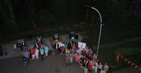 Studenten plaatsen innovatieve lichtmast in Blitterwijck Venray