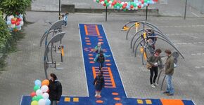 Buitenfitnessplein voor kinderen in Nijmegen