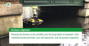 Drones inspecteren bruggen in Rotterdam