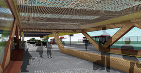 Busstation in Almere krijgt overkapping van circulaire materialen