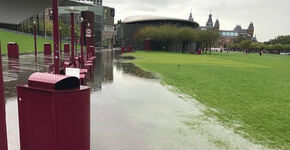 Geen natte voeten op het Museumplein