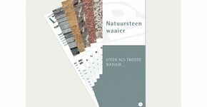 Natuursteenwaaier voor landschapsarchitecten