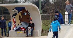 Betonnen skatepark