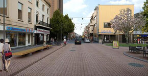 Foutparkeren door Shared Space inrichting