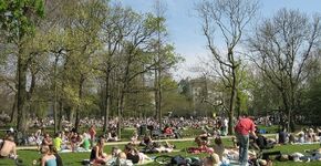Amsterdamse parken overbelast