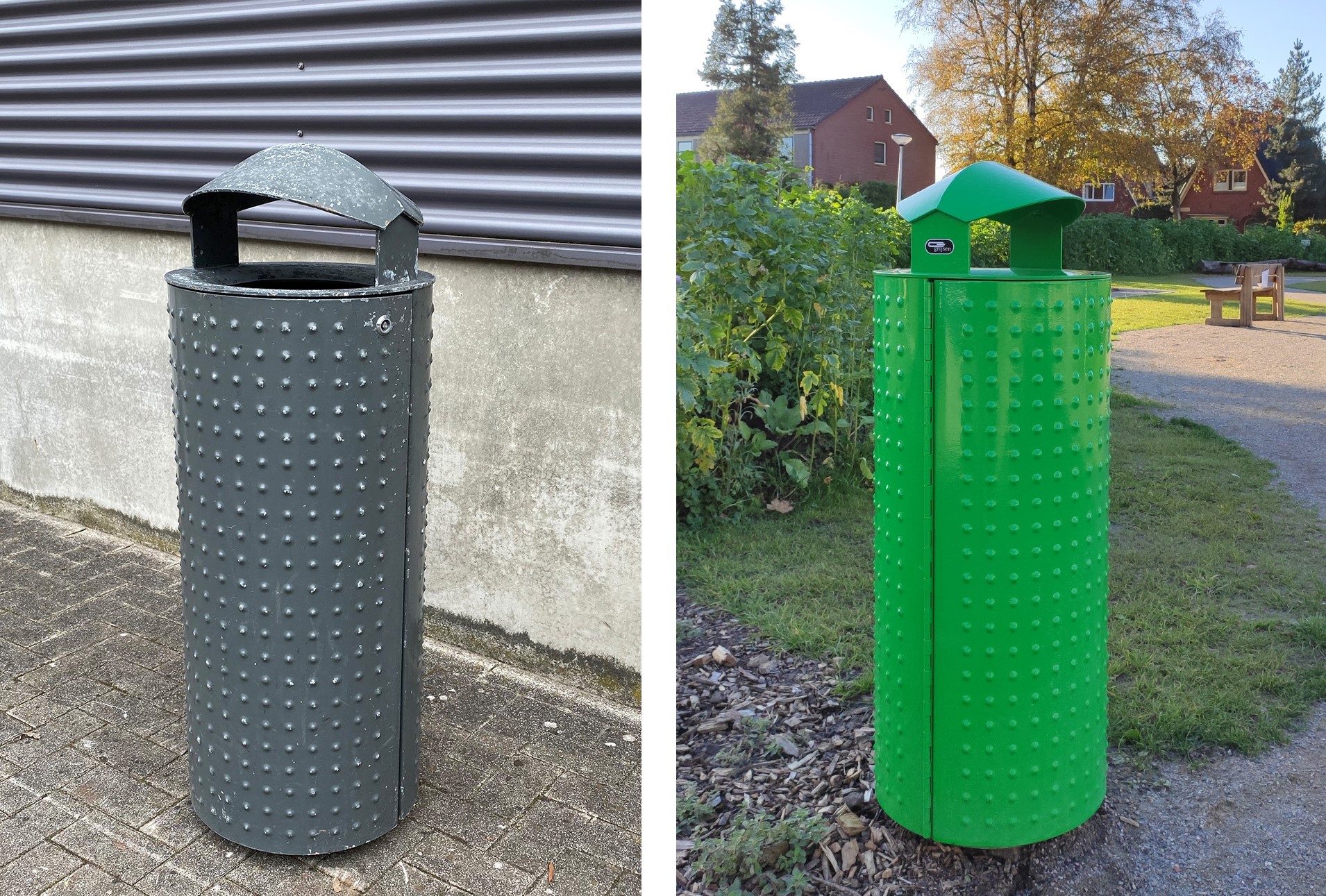 Circulaire afvalbakken