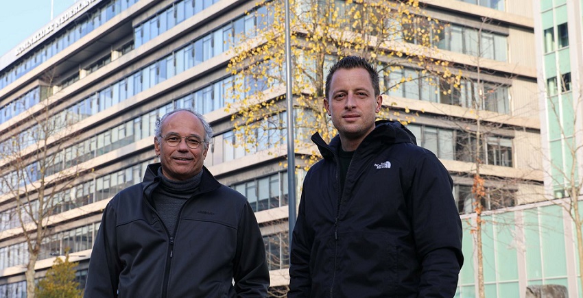 Arthur Klink (links) en Gideon Vreeman